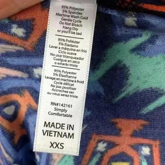 New Lularoe Classic T top sz XXS 00-0 retro tunic - Picture 9 of 11